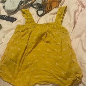 Summer flower tank blouse